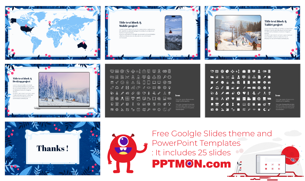 Winter Sale Promotion Google Slides Theme Powerpoint Template