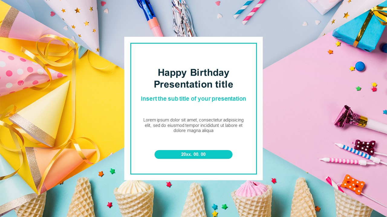 make birthday presentation online free
