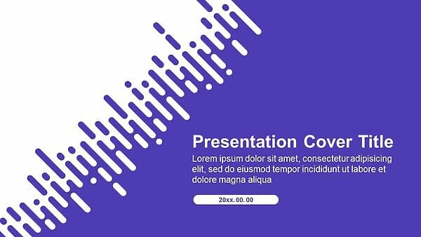 Purple Simple business Free PowerPoint template Google Slides theme