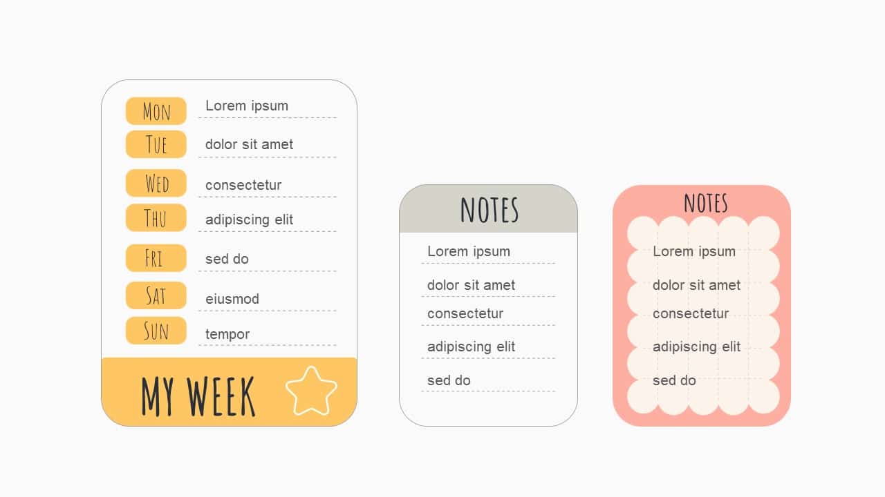 My Week Scheduler Free Google Slides Theme And Powerpoint Template