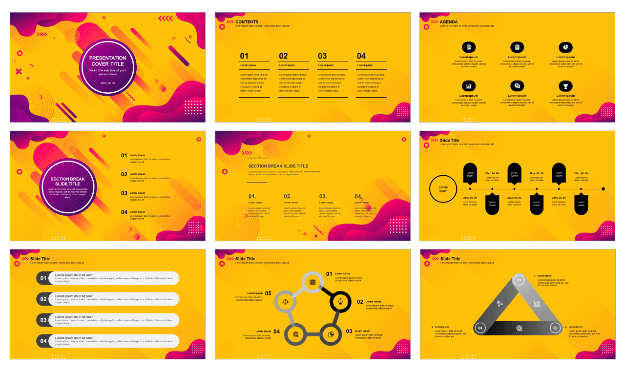 Download Yellow Business Analysis Free Google Slides And Powerpoint Template