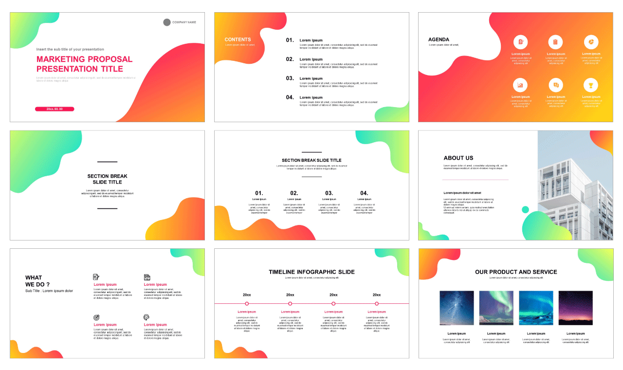 Marketing Proposal Templates DocTemplates