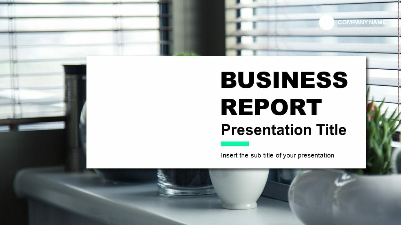 Business Report Free Powerpoint Template And Free Google Slides Theme