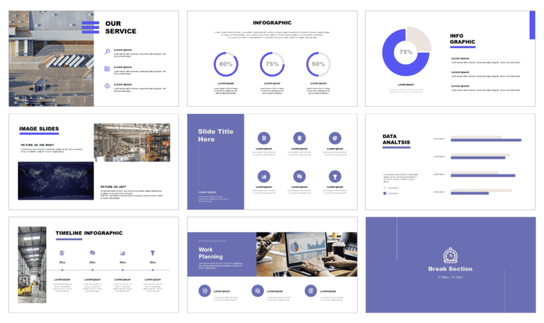 Minimal Business Free powerpoint template and Free Google slides theme