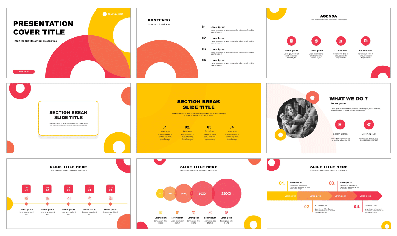 Project Approach Free powerpoint template and Google slides theme