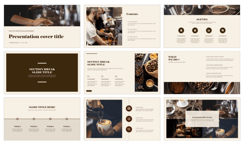 Minimal portfolio Free presentation templates - PPT and Google slides