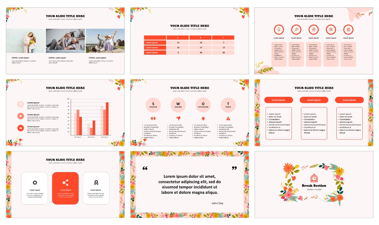 Google slides presentation theme