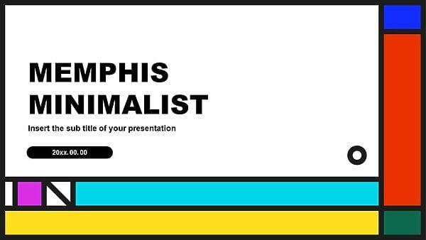 Memphis minimalist Free presentation templates Google slides powerpoint download