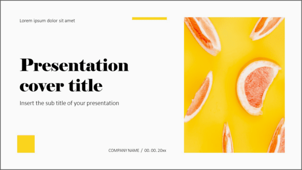 Minimal slide Free presentation templates powerpoint and Google slides theme