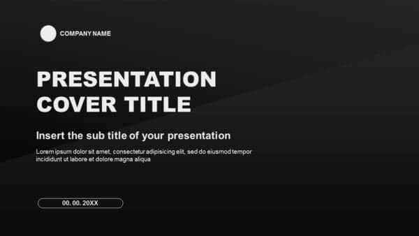 Elegant business Free Presentation Templates - Google slides and PowerPoint template
