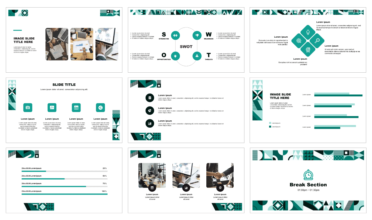 Geometric-Business-Google-slides-theme