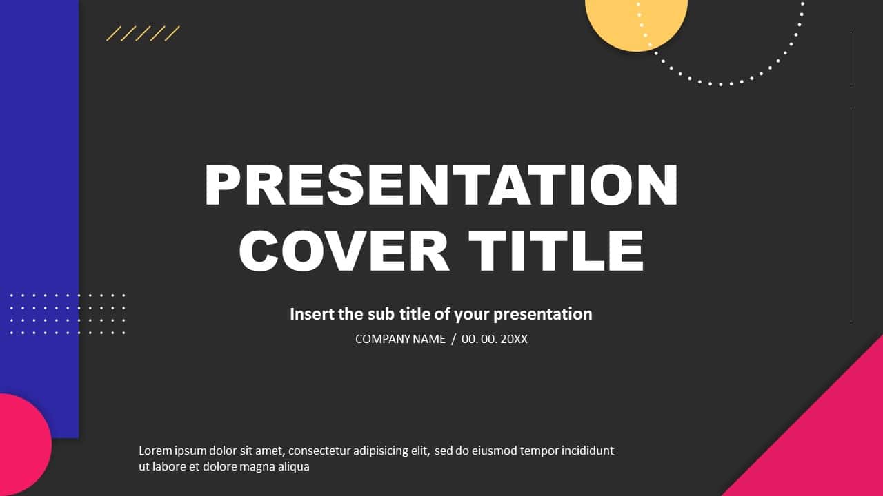 Creative Memphis Free Presentation Templates - PPT & Google slides