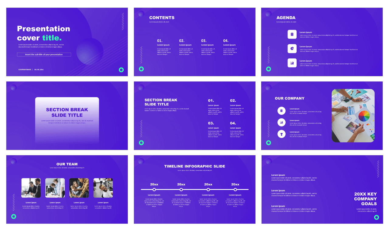 Free Powerpoint Template 12 