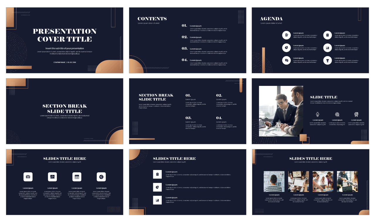 Modern Minimalist Free Presentation Templates PPT and Google slides