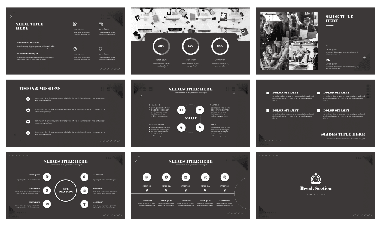Business Google slides theme