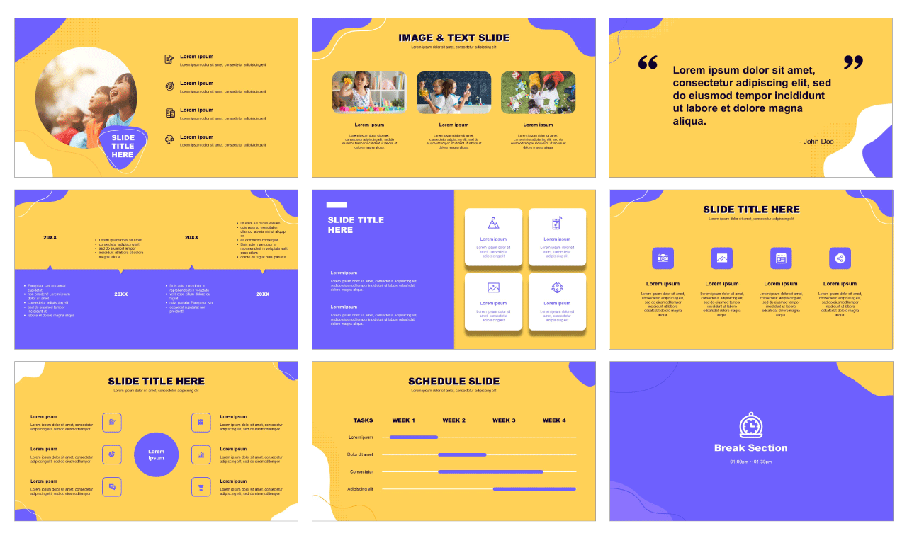 Education Free PPT template
