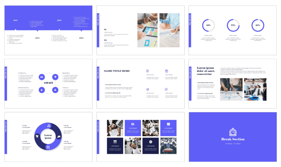 Creative Minimal Free Presentation Templates - PPT and Google slides