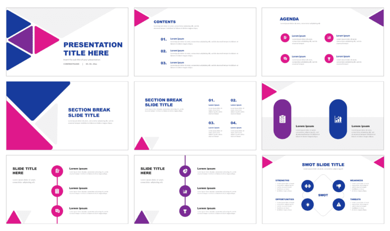 Professional Summary Free Presentation Templates - PPT & Google slides