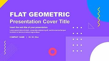 Flat Geometric - Free Google slides theme PowerPoint templates