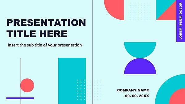 Geometry Stock Free PowerPoint templates Google slides themes
