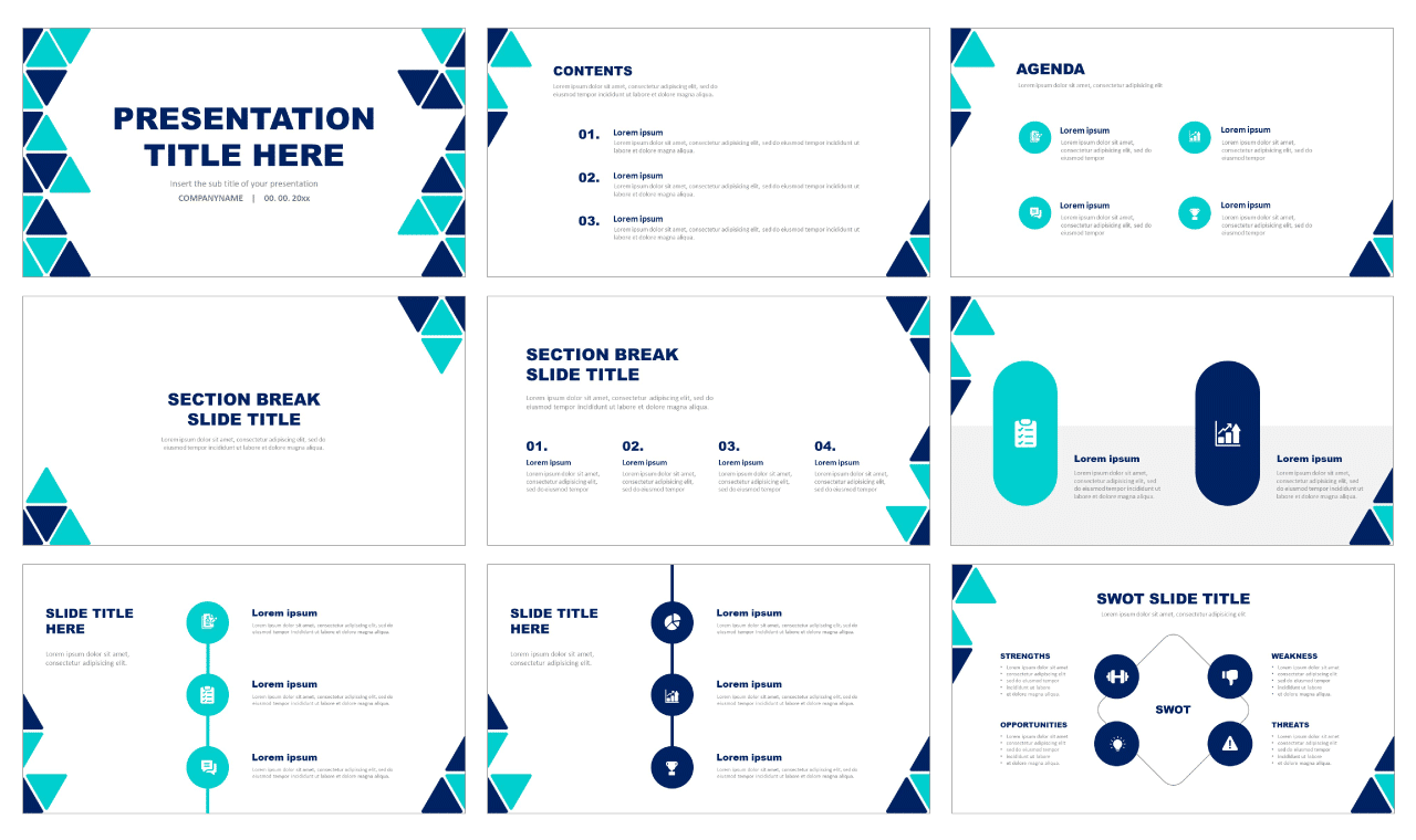 Modern Slides Templates