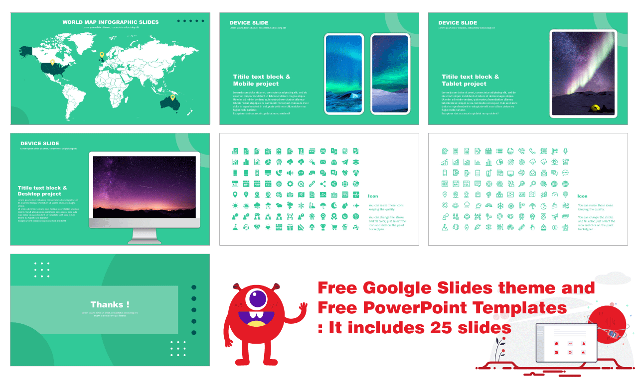 Modern Google Slides theme