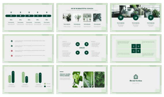 Organic Wave Free Google Slides Theme PowerPoint Templates