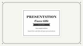 Vintage Frame Free Google Slides Theme PowerPoint Templates