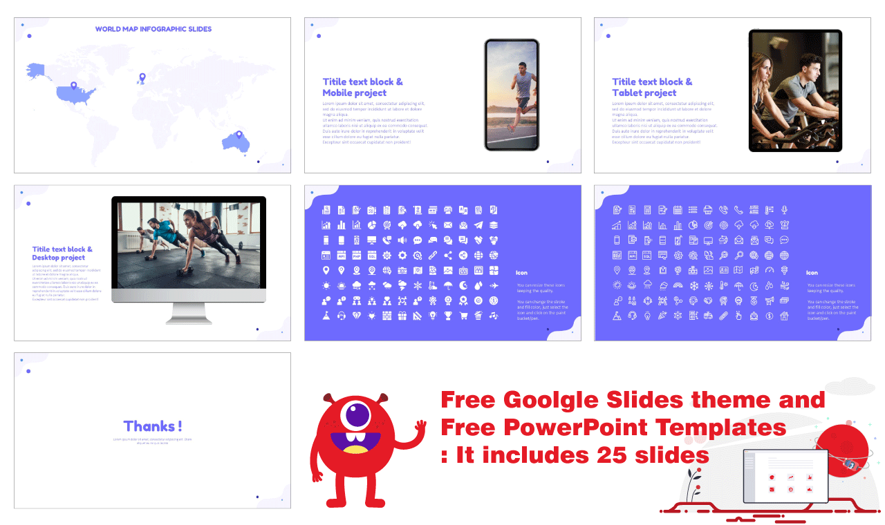 Diet Fitness Device Free Google Slides Themes PowerPoint Templates