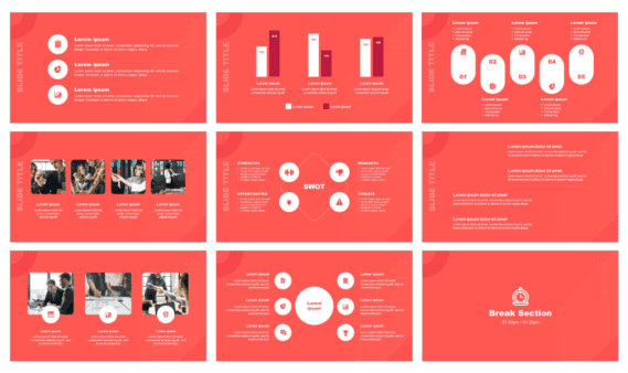 Polygon Multipurpose Free PowerPoint Templates Google slides Theme