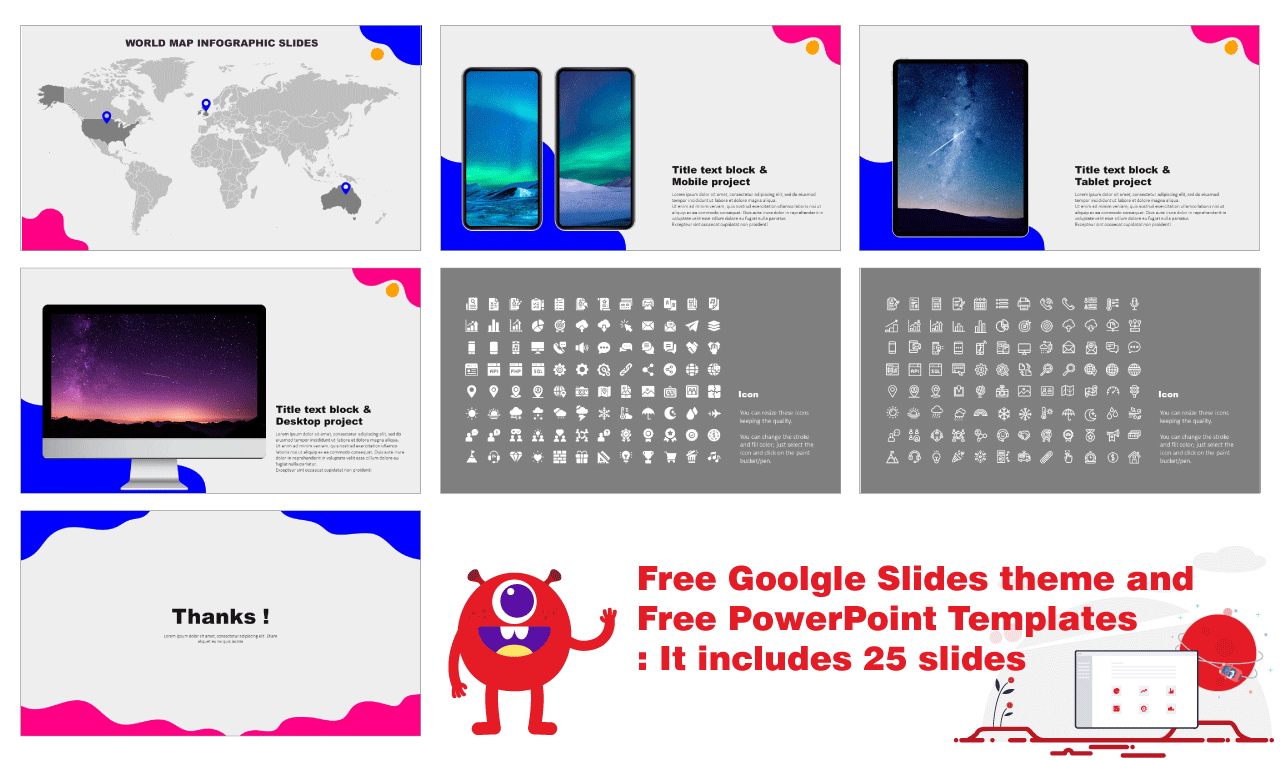 Inspiring Wave Free Device Google Slides