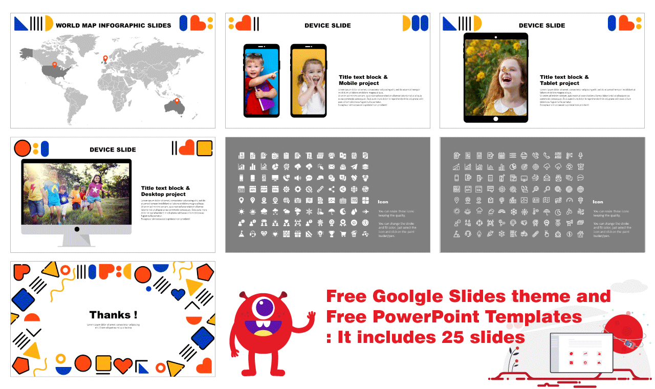 Shapes design education PowerPoint Templates Free Download