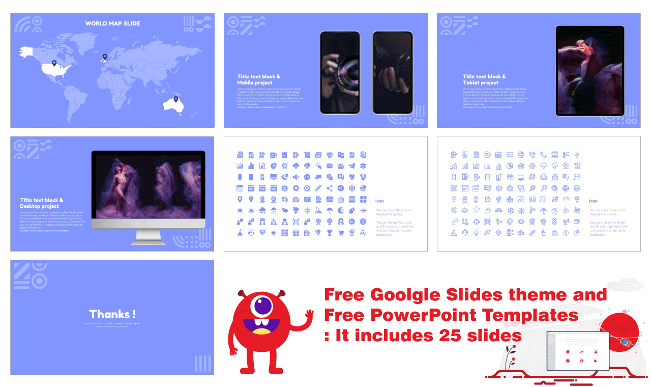 Creative Symbol Pattern Presentation design Google Slides PowerPoint Templates Free download