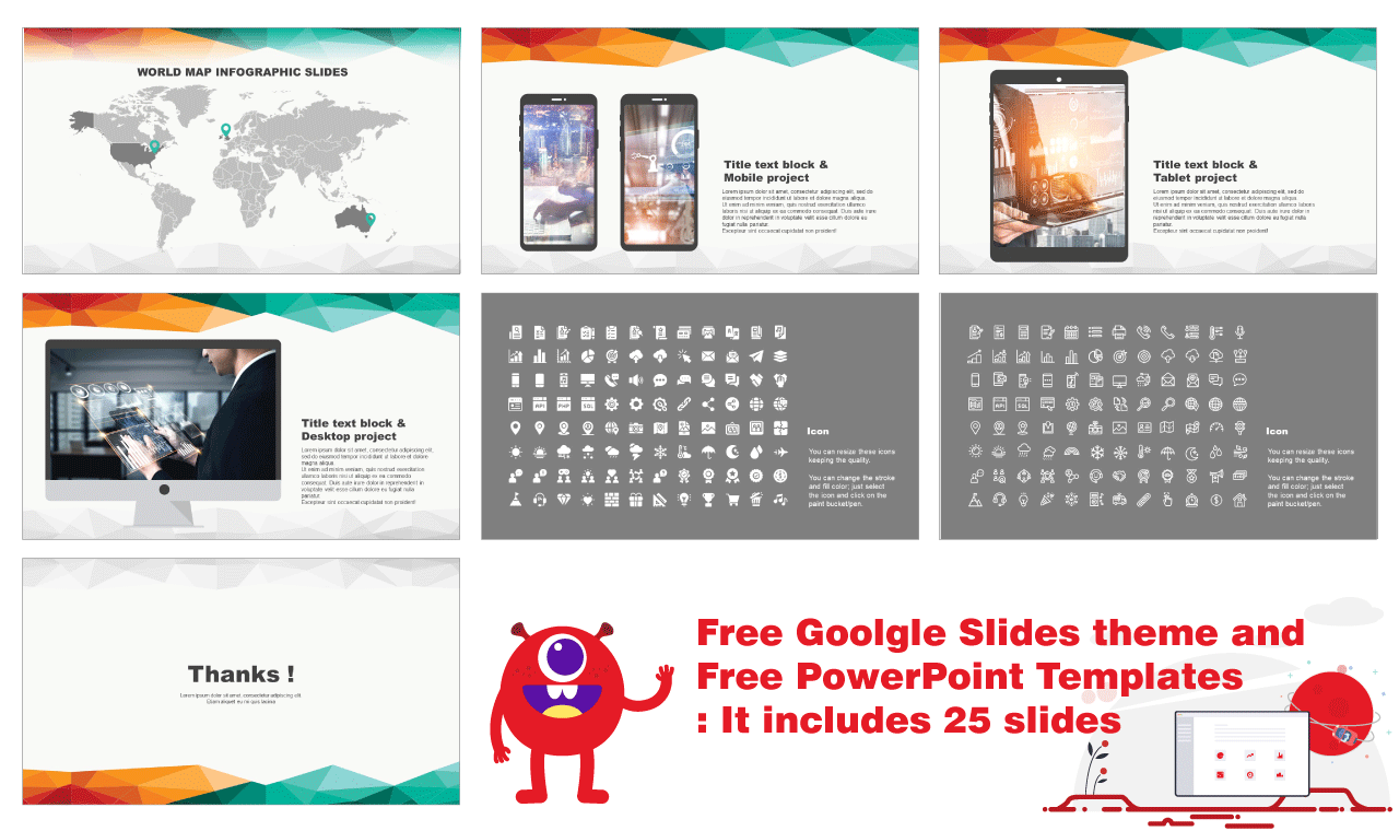 Creative technology network Presentation Google Slides PowerPoint Templates
