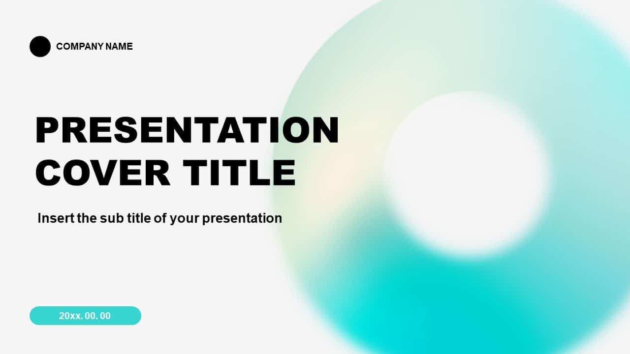 Holographic Gradient Free PowerPoint Templates Google Slides Themes