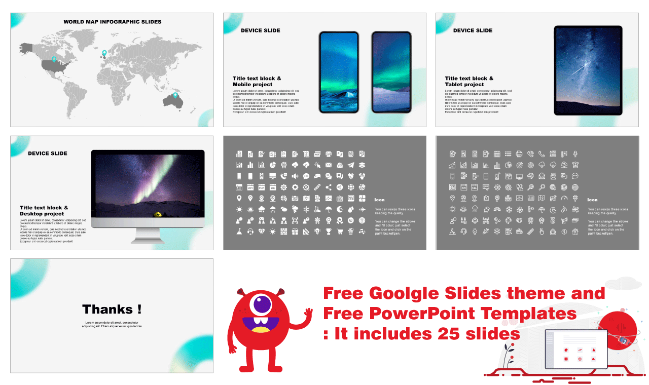 Holographic Gradient Free PowerPoint Templates Google Slides Themes - This is based on a multi-purpose structure. Its design is simple and minimalistic.