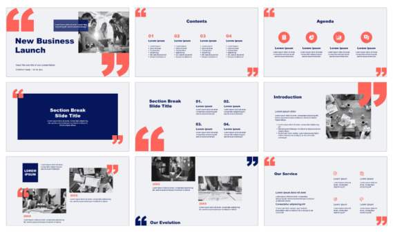 New Business Launch Free Google Slides Themes PowerPoint Templates