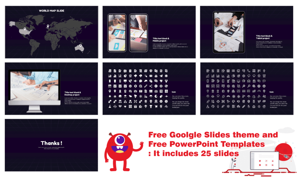 Pitch deck space Free Google Slides Theme and PowerPoint Template