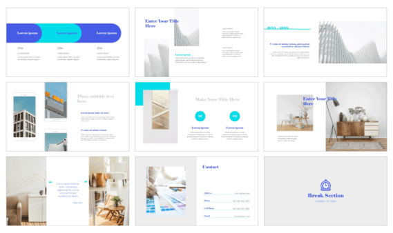 Simple Design Portfolio Free Google Slides Themes PowerPoint Templates