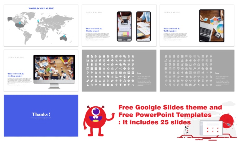 Simple Design Portfolio Free Google Slides Themes PowerPoint Templates