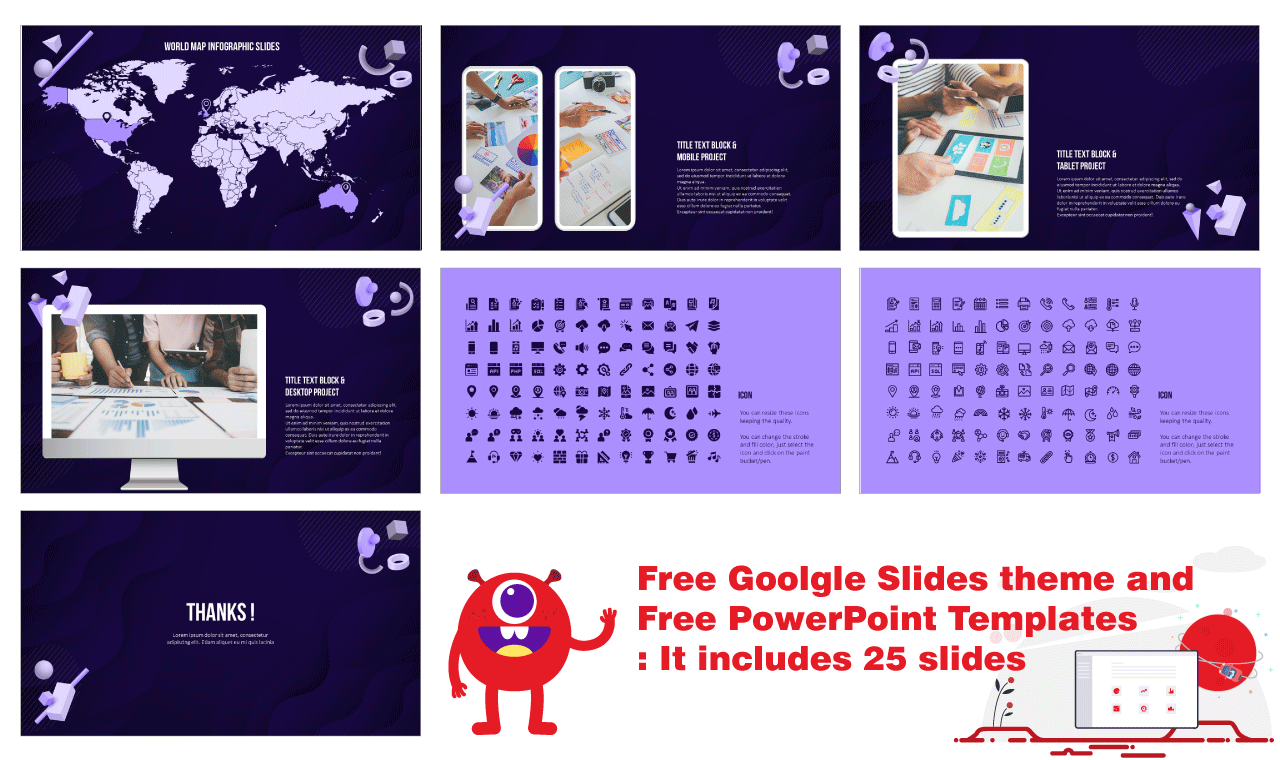 Abstract Geometric Shapes Presentation Design templates Google Slides PowerPoint Templates Free download