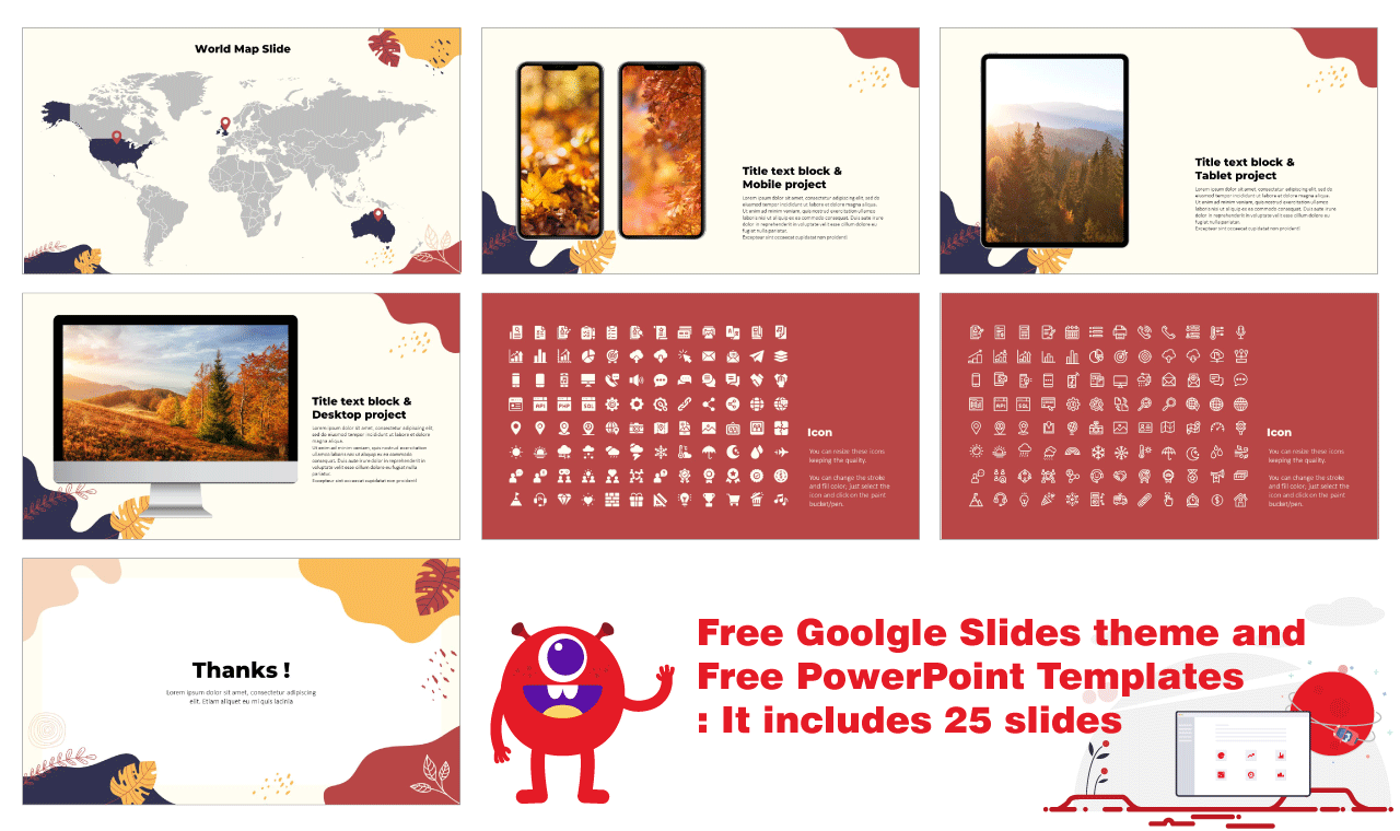 Abstract Memphis Design Presentation Background Google Slides Themes PowerPoint Templates Free download