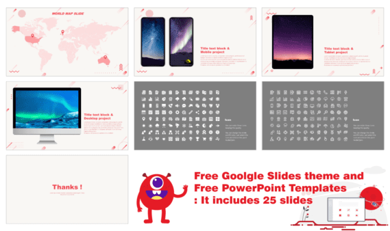 Bright Redtone Geometric Free Google Slide Theme PowerPoint Template