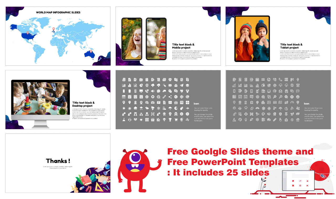 Educational design Presentation Background Design Google Slides PowerPoint Templates Free download