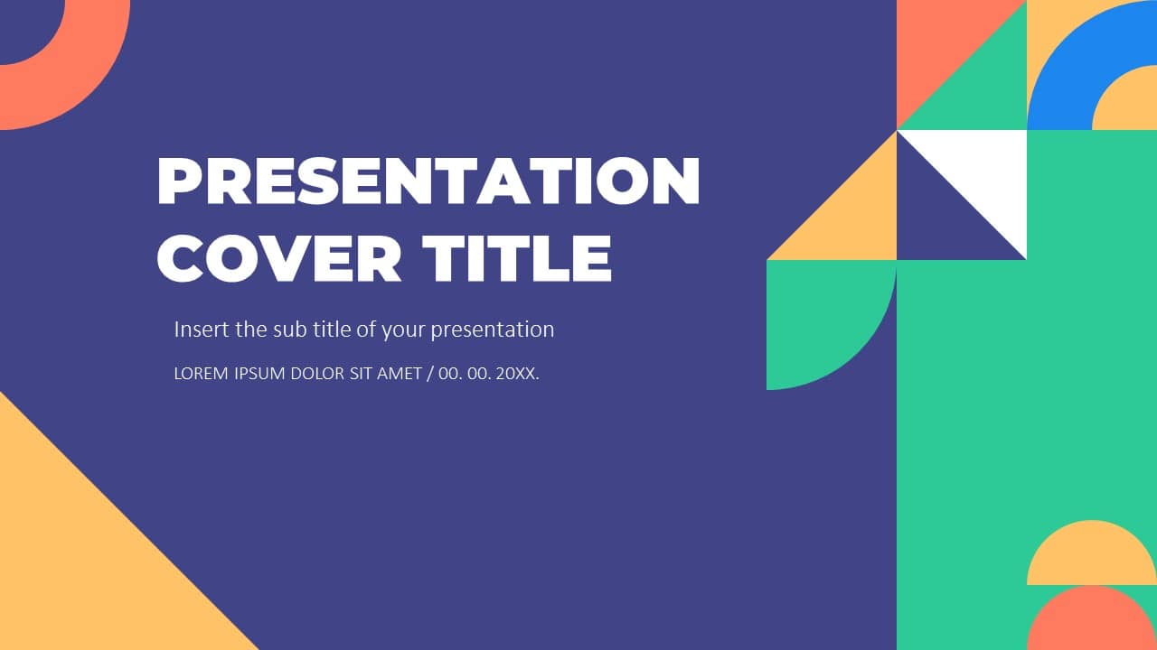 Minimalistic Geometric Free Google Slide Themes PowerPoint Templates