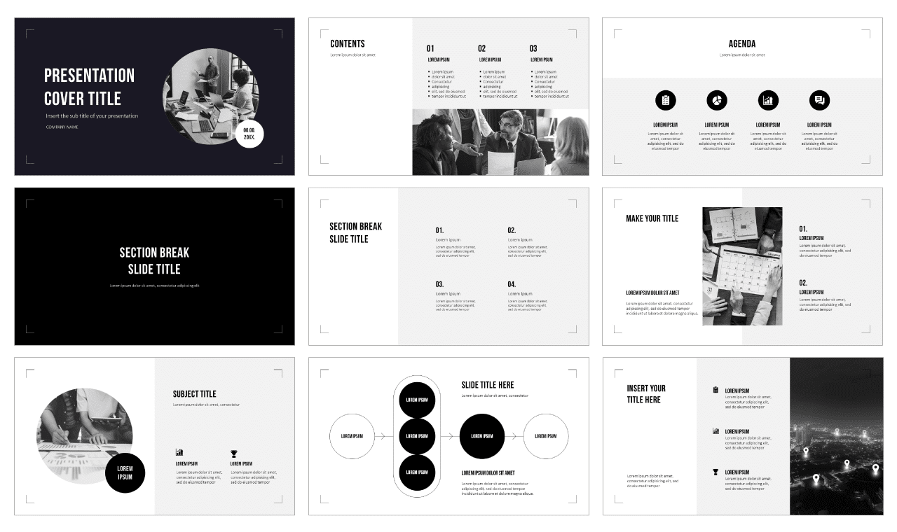 presentation styles slides