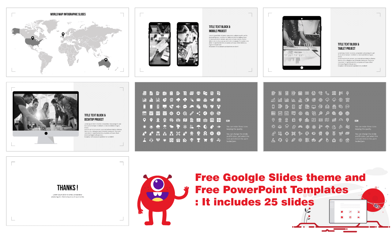 Simply Minimalist Style Presentation Background Design Google Slides PowerPoint Templates Free download