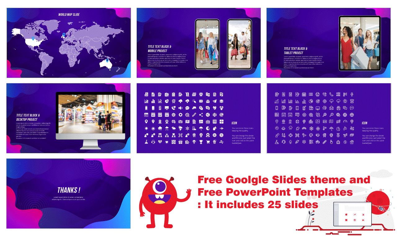 Wave Black Friday Presentation Design Google Slides themes PowerPoint templates Free download