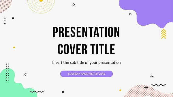 Abstract Wave Presentation Design for Free Google Slides Theme and PowerPoint Template