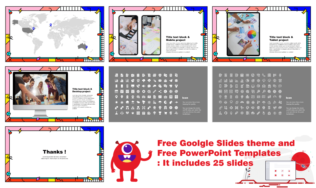 Advertising Trends Presentation Background Design Google Slides theme PowerPoint template Free download